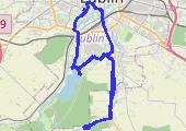 Trasa z dnia 2014-08-11 13:36 - mapa trasy gps - rower górski