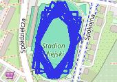 Trasa z dnia 2014-08-11 19:44 - mapa trasy gps - bieganie