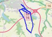Trasa z dnia 2014-08-15 08:44 - mapa trasy gps - bieganie