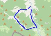 14-08-15 Hańczowa - Wysowa - mapa trasy gps - spacer