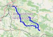 Trasa z dnia 2014-08-15 17:05 - mapa trasy gps - rower trekkingowy
