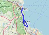 Trasa z dnia 2014-08-15 17:09 - mapa trasy gps - rower miejski