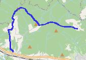 M. Góra - mapa trasy gps - marsz