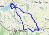 Jez. Nyskie  - mapa trasy gps - rower górski