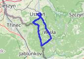 CZANTORIA - STOŻEK - mapa trasy gps - rower górski