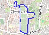 Trasa z dnia 2014-08-17 20:28 - mapa trasy gps - bieganie