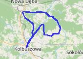 Trasa z dnia 2014-08-18 19:05 - mapa trasy gps - rower szosowy