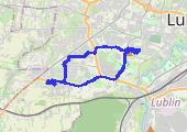 Trasa z dnia 2014-08-19 12:21 - mapa trasy gps - rower górski