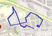 Trasa z dnia 2014-08-16 09:50 - mapa trasy gps - spacer