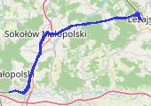 2014-04-21T12:54:59Z - mapa trasy gps - rower górski
