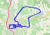 Trasa z dnia 2014-08-20 18:46 - mapa trasy gps - rower szosowy