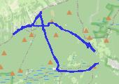 Truskaw - Wiersze - Truskaw - mapa trasy gps - marsz