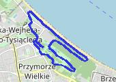 Trasa z dnia 2014-08-23 08:14 - mapa trasy gps - bieganie