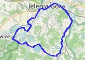 Kułeczko  - mapa trasy gps - rower górski