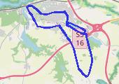 Trasa z dnia 2014-08-24 08:57 - mapa trasy gps - bieganie