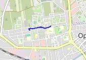 Zakupy - mapa trasy gps - rower trekkingowy