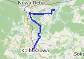 Trasa z dnia 2014-08-25 19:51 - mapa trasy gps - rower szosowy