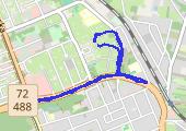 Trasa z dnia 2014-08-25 19:21 - mapa trasy gps - bieganie