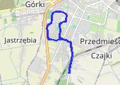 Trasa z dnia 2014-08-27 17:54 - mapa trasy gps - bieganie