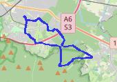 Trasa z dnia 2014-08-29 13:51 - mapa trasy gps - rower górski