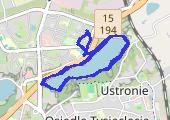 Trasa z dnia 2014-08-30 17:00 - mapa trasy gps - rower górski