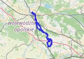 No i znowu Anka ...  :) - mapa trasy gps - rower górski