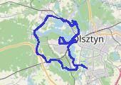 Trasa z dnia 2014-08-30 19:04 - mapa trasy gps - rower górski