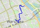 Spacer 11 - mapa trasy gps - spacer