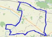 Rowerowo2014_15 - mapa trasy gps - rower trekkingowy
