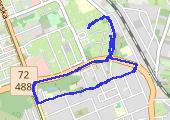 Trasa z dnia 2014-08-31 19:46 - mapa trasy gps - rower górski