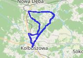 Trasa z dnia 2014-09-01 19:01 - mapa trasy gps - rower szosowy