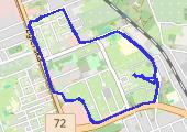 Trasa z dnia 2014-09-03 19:12 - mapa trasy gps - bieganie