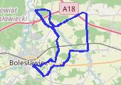 Trasa z dnia 2014-09-04 18:44 - mapa trasy gps - rower trekkingowy