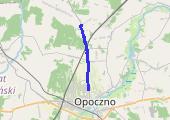 Trening Kruszewiec z dnia 2014-09-04 16:34 - mapa trasy gps - rower trekkingowy