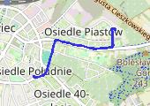 Trasa z dnia 2014-09-05 05:57 - mapa trasy gps - rower trekkingowy