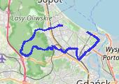 Trasa z dnia 2014-09-05 12:33 - mapa trasy gps - rower miejski
