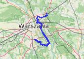 Mały trening... - mapa trasy gps - rower górski