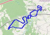 Trasa z dnia 2012-10-07 19:18 - mapa trasy gps - rower górski