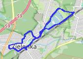 Wycieczka z dzieckiem.... - mapa trasy gps - rower górski