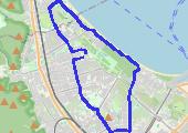 Trasa z dnia 2014-09-08 19:42 - mapa trasy gps - rower miejski
