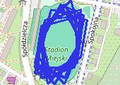 Trasa z dnia 2014-09-09 19:01 - mapa trasy gps - bieganie