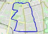 Trasa z dnia 2014-09-09 23:36 - mapa trasy gps - bieganie