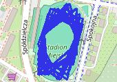 Trasa z dnia 2014-09-10 19:25 - mapa trasy gps - bieganie