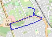 Trasa z dnia 2014-09-12 19:23 - mapa trasy gps - bieganie