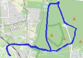 Trasa z dnia 2014-09-13 15:30 - mapa trasy gps - rower górski