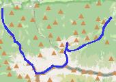 Dolina Kościeliska-->Czerwone Wierchy-->Giewont-->Kuźnice - mapa trasy gps - spacer