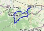 Petrovice - nieznana droga - mapa trasy gps - rower górski