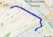Trasa z dnia 2014-09-16 19:36 - mapa trasy gps - rower górski