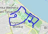 Trasa z dnia 2014-09-20 08:20 - mapa trasy gps - rower miejski