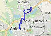 Trasa z dnia 2014-09-20 11:09 - mapa trasy gps - rower górski